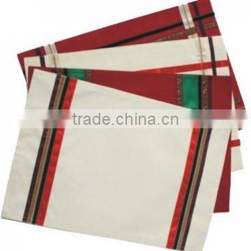 Living Fashions Washable Woven Fabric Placemats photo-2