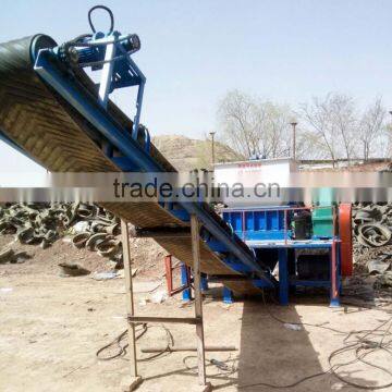 Hongda Low price tractor tire rubber shredding plant