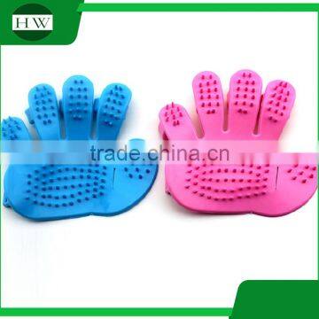 Dog Pet Fingers Bath Products ,massage,grooming Plam Brush Glove Tool photo-4