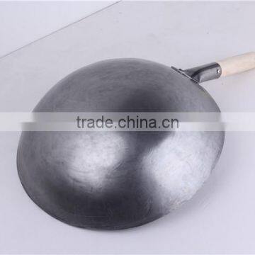 Cookware Supplier Hand Hammered Carbon Steel Non Stick Wok photo-4