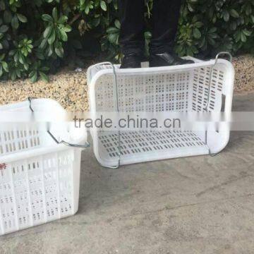 Stackable Plastic Turnover Rigid Vegetable Box With Hole photo-2