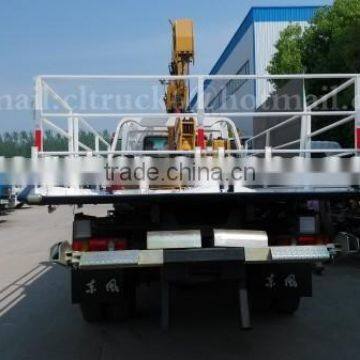 185hp 4*2 DONGFENG Wrecker Truck With Crane 5ton photo-3