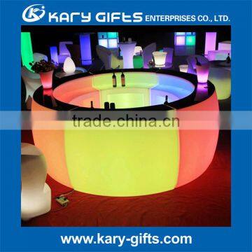 Import From China Large Size Remote Control Led Round Bar Counter photo-4