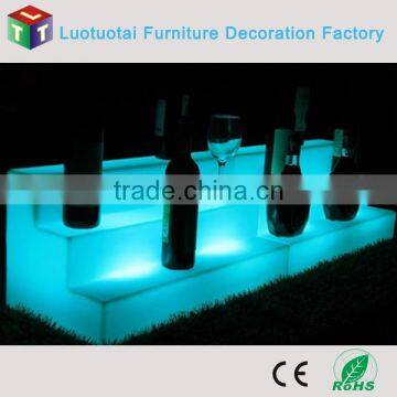 L70*W30*H30CM High Quality PE RGBW LED Rack With Remote Control /inductive&direct Inserting Recharging photo-4