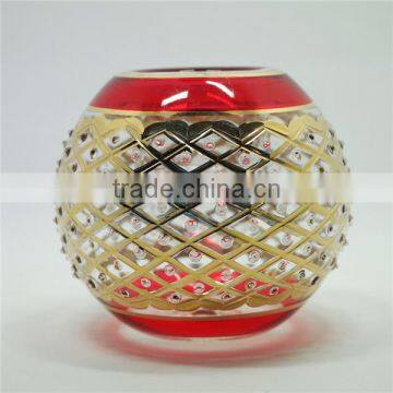 sphered glass candle holder votive candle holder tealight candle holder