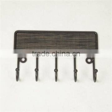 Store More Textilene Door 5 Hook Key Rack