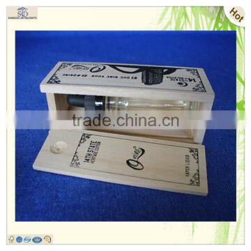 New Design One Bottle Essential Oil Storage Wooden Box photo-5