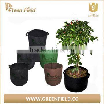 New 2017 wholesale polyester felt garden grow bags 5,10,15,20 gallon Felt large plant Pots