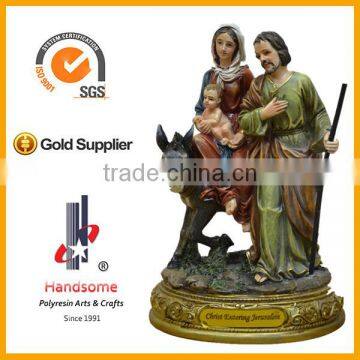12 Inch Resin Holy Family Catholic Religious Souvenir Statues photo-3