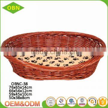 Wholesale Handmade Rattan Cat Basket Natural Wicker Dog Basket photo-5