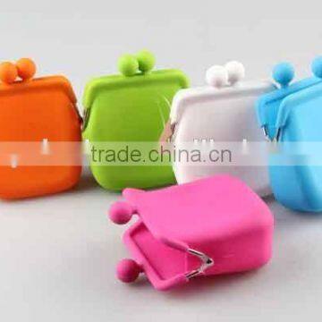 Square Silicone Purse/ colorful Coin Purse