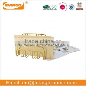 Metal Iron Wire Mesh Letter Holder Stationery Set photo-2