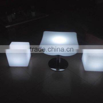 Modern Night Club Illuminated LED Unique Bar Table Furniture With Different Heights photo-2