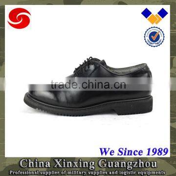 Glue Structure Military Black Leather officer army shoes men women shoe