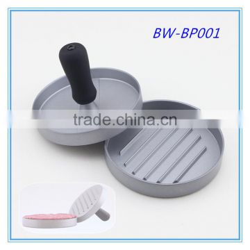 Cast Aluminium Plastic Handle Manual Burger Press