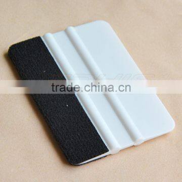A46F White Card Squeegee With Fabric Edge photo-2