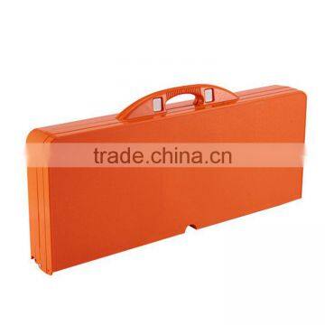 High Quality ABS Folding Table Set Portable Outdoor Camp Suitcase Picnic Table 4 Seats Blue photo-3