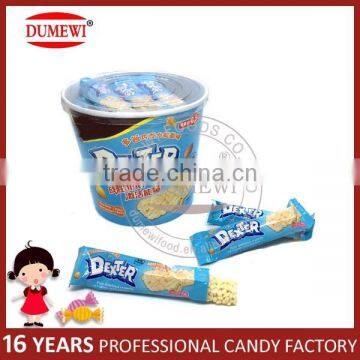 12g Milk Flavor Crispy Biscuit Energy Snack Bar