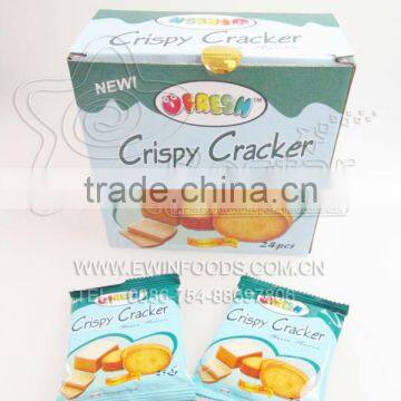 Delicious Snack !!! Big Round Biscuit Various Flavours Crispy Cracker