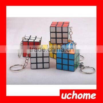 UCHOME Yiwu Factory Colorful Custom Souvenir Magic Cube Keychain photo-5