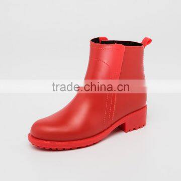 2017 Summer Autumn Ankle Matt New Rubber Rain Boots Hotsale for Girls Women photo-4