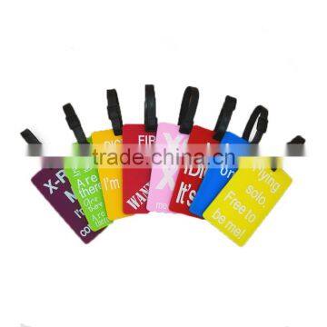 Fashionable Silicone Luggage Tag for Promotion , Pvc Luggage Tag Wholesale photo-6