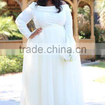 The classic ladies plus size wedding party dress long premium tutu skirts for fat women