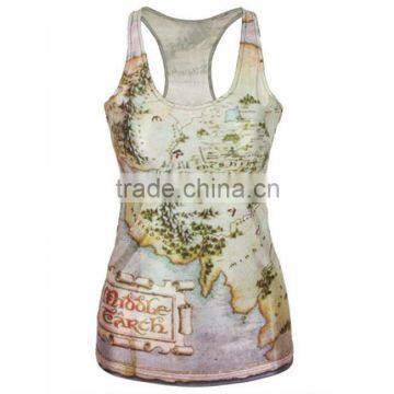 Custom Sports Running Vest With Sublimation Printing