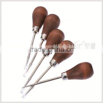 Calabash Handle Awl for Making 3.5 mm Diameter Hole on Leather for Sew Area # HA6535 photo-6