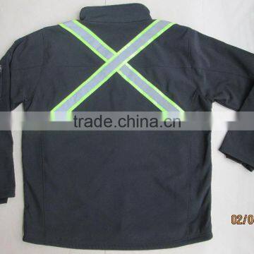 High Quality Protective Clothing Work Wear Jacket 3m Reflective Clothing Softshell Jacket Hi Vis Jacket photo-2