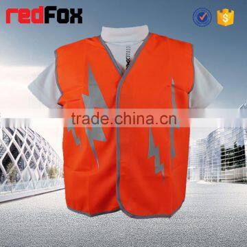 red hi vis red kids reflective safety vest