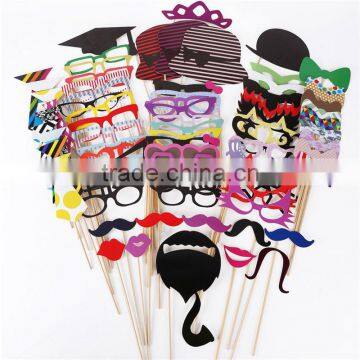 Wedding Party Photo Booth Props Dress-up Photo Booth Props Party Favors Celebration Party Masks photo-3