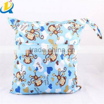 High quality printing baby care portable cheap promotional diaper bag