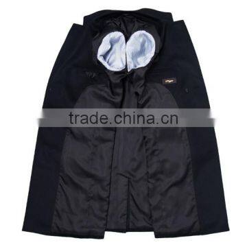 Fashion Design Wool Fabric Double-Breasted Men Coat photo-2