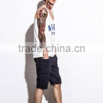 Classic Casual Print Gym Mens Stringer Singlet photo-2