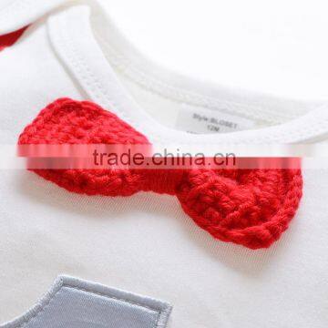 Factory Organic Cotton for Newborn Summer Clothing Set Wholesale From China Baby Clothes Romper photo-3