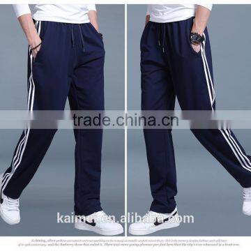 2017 Wholesale Oversize Life Gym Good Quality Comfortable Tracking Pants Man CVC(60/40) photo-2