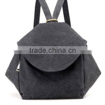 Zm35606a New Pattern Multifunction Tote Bag Vintage Canvas Travel Backpack photo-5