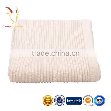 Plain China Knitted Newborn Baby Throw Blanket photo-3