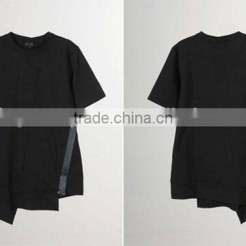 Uneven Hem Design t Shirts Fashion Designer t Shirts photo-2