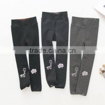 S15243A Winter Girl Cotton Leggings Wholesale Children Elastic Long Pants photo-2