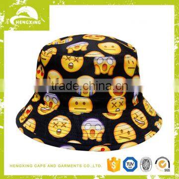 best baby cartoon football emoji bucket hat