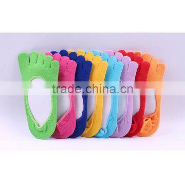 Summer New Casual Womens Socks Cotton Sports Five Finger Socks Casual Breathable Calcetines Toe Socks Ankle Socks photo-5