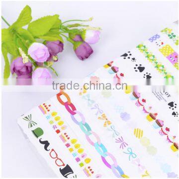 1.5*10m Pattern Waterproof Adhesive Washi Masking Tape for Office Decor . photo-3