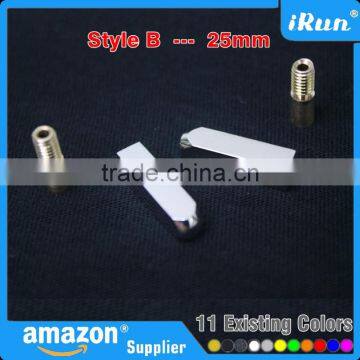 MOQ:100pcs - Lace Kings DIY Gold Luxury Shoe Lace Aglets (Set of 4) - Customized Logo/Package/Color Lace Tips for Sneaker Sports photo-5