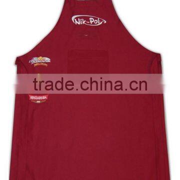 2015 Design Wholesale Promotional Solid Color Disposable Red Apron photo-5