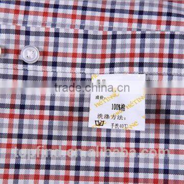 China Direct Factory Customise 100% Cotton Check Pattern Latest Formal Shirt Designs for Men photo-3