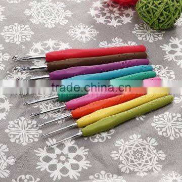 New Designed High Quality Knitting Needle 9pcs/set Soft TPR Crochet Hook Set photo-6
