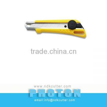 Heavy Duty Metal Chamber Auto Lock Cutter Knife With 18mm Blade photo-2