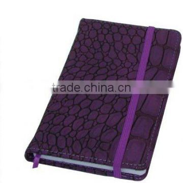 purple pu cover notebook